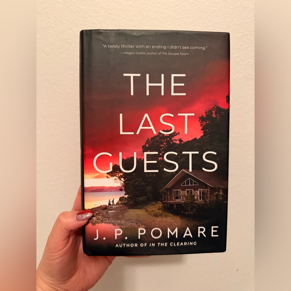 THE LAST GUESTS BY J.P. POMARE- HARDCOVER BOOK